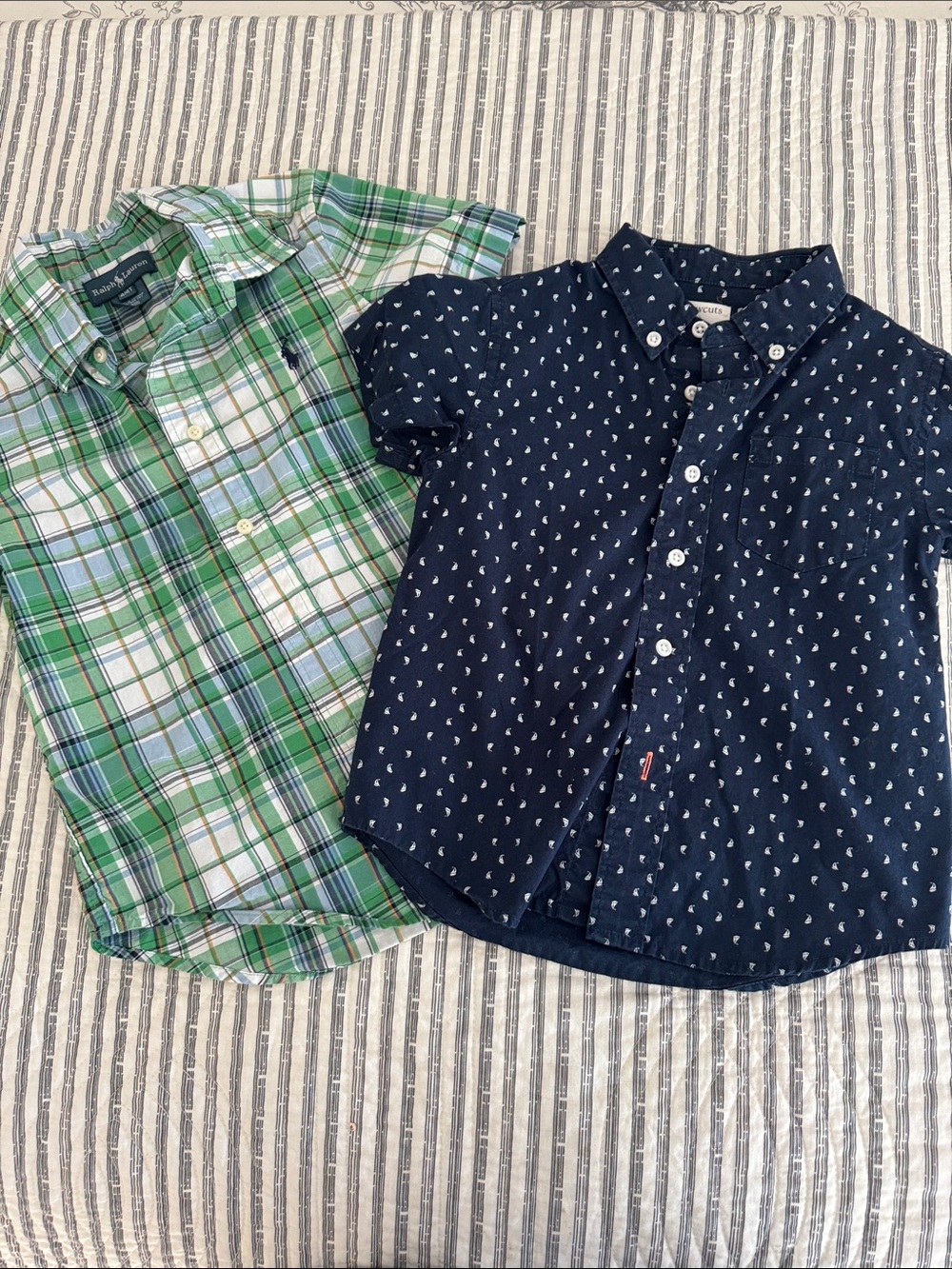 Boys Short Sleeve Shirts Ralph Lauren and J Crew